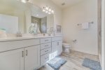 Private Master Bath with oversized walk-in shower 
